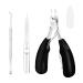 Podiatrist Toenail Clippers Pedicure Toenail Cutters with Super Sharp Curved Blade Professional Thick & Ingrown Toe Nail Clippers for Adults & Seniors
