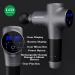 Massage Gun Deep Tissue 20 Speeds & 6 Interchangeable Heads Percussion Massager for Athletes Pain Relief - Space Gray - Buy Online on GoSupps.com