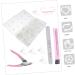 FOMIYES 2 Boxes Nail Art Box Nail File Buffer Coffin Nail Tips Clear Nail Tips False Nails Clear French Nails Long Fake Nails Nail Art Brush Nails Kits Postizas Manicure Glue Plastic - Buy Online on GoSupps.com