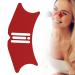 Nose Stencils for Makeup Multipurpose Silicone Eyeliner Stencil Nose Stencil | Lightweight Soft and Smooth Template for Various Face Shapes Makeup Tool Puchen Red