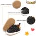 Sonsage Infant Baby Oxford Shoes | Anti-Slip Trainer | Soft Rubber Sole | Toddler First Walking Sneakers | 6-12 Months | Black - Buy Online on GoSupps.com