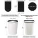 Fyy 6 Gallon Garbage Bags | 100 Black Waste Bags for Kitchen Bathroom & Office | 5 Rolls of Durable Garbage Bags (50x60 cm) - Buy Online on GoSupps.com