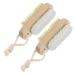 FOMIYES 2 Pi ces Brosse Double Face Avec Pierre Ongles Pour Bain Quotidien Portable