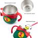 Stainless Steel Toddler Sippy Cup with Straw - Dinosaur Tumbler 9oz Blue - Buy Online on GoSupps.com