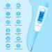 EZ Digital Basal Thermometer with Blue Backlight LCD Display - High Precision & Memory Recall - EBT-100B(Blue) - Buy Online on GoSupps.com