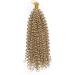 14 Inch Crochet Braids Water Wave Hairpieces Synthetic Wavy 100g Ombre Braiding Hair Weave Crochet Hair Extensions For Women - Ash Blonde - Buy Online on GoSupps.com