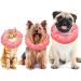 Xinzistar Cat Cone Collar - Adjustable Soft Recovery Collar for Cats - Healing Elizabeth Collar for Post-Surgery - Comfy Cotton Cone - S Pink Donut Design - Buy Online on GoSupps.com
