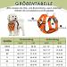Buy Slowton XS Dog Harness with Seat Belt Breathable & Safe Car Gear for Dogs | 2 Carabiner Hooks | Orange Color - Buy Online on GoSupps.com