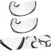 SKISUNO 2pcs Shampoo Funnel Puff Adjustable Hair Washing Apron Clear Hair Funnel Dye Ponytail Child Pe Major - Buy Online on GoSupps.com