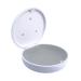 Portable Bright Retainer Case | Dental Braces & Aligner UV Protector | Night Guard Mouth Guard Case | White & Gray - Buy Online on GoSupps.com