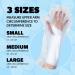 Waterproof Arm Cast Cover - LARGE - Reusable Dressing & Cast Protector for Shower | Adult Half Arm Cover for Broken Arm Hand & Elbow | Watertight Seal | 25-40cm Arm Circumference - Pack of 2 - Buy Online on GoSupps.com