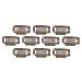 Perfeclan Set of 10 Brown 32mm Weft Clips for Hair Extensions - Durable Wig Clips for Easy Styling - Buy Online on GoSupps.com
