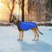 Slowton Winter Dog Coat - Warm Waterproof Jacket with Turtleneck & Reflective Stripes for Small & Medium Dogs | Adjustable Windproof Blue XL - Buy Online on GoSupps.com