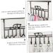 HOOTNEE 7 Door Hook Office decore Cabinet Decor Stainless Steel s Hooks Coat Racks Storage Rack Strip 42X22CM Black - Buy Online on GoSupps.com