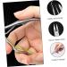 Ipetboom 1 Set Manicure 2-piece Set Trimmer Kit De Manicura Finger Pliers Cuticle Clippers Toenail Manicure Tool Nail Pliers for Home Pedicure Pliers Stainless Steel Household - Buy Online on GoSupps.com