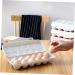 OSALADI 2Pcs 12 Plastic Egg cartons Food dispensers Refrigerator Egg Holder Tray Protective Frame Eggs Grey 30X11cm - Buy Online on GoSupps.com