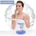 Facial Sauna Facial Steamer vapeur de cheveux Humidificateur ionique portatif de machine vapeur pour le visage Machine vapeur pour ozone jet rotatif 360 pour le nettoyage en profondeur (EU) - Buy Online on GoSupps.com