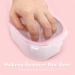 Nail Soaking Bowl Set with Cuticle Remover and Stainless Steel Peeler - 2PC Gel Polish Remover Kit for Manicure and Nail Art - Buy Online on GoSupps.com