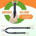 Slowton Double Dog Leash for 2 Dogs | Adjustable 360 Rotatable & Reflective | Durable Linen | Ideal for Medium & Large Dogs (9kg+) - Blue - Buy Online on GoSupps.com