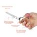 Sirabe Hair Cutting Scissors Set - 9 Pcs Hairdressing Kit for Professional Barber Salon & Home Use - Thinning Scissor, Neck Duster, Leather Case - Men, Women, Pet - Pink - Buy Online on GoSupps.com