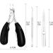AuTong Professional Toenail Clipper Set with Toenail Clippers Nail File & Nail Lifter - Buy Online on GoSupps.com