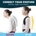 Adjustable Posture Correctors for Men & Women - Back Support for Upper & Lower Back Relief (Large 27-39 - Buy Online on GoSupps.com