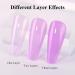 Imtiti Jelly Violet Gel Nail Polish 15 ml Nude Sheer Violet Colour UV/LED Soak Off Gel Polish for DIY Nail Art Manicure at Home 1 Piece - Buy Online on GoSupps.com