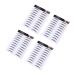 Beatifufu Eyebrow Sticker 4pcs Eyebrow Stickers Waterproof Makeup Imitation Eyebrows Eyebrow Tool 4d Artificial Makeup Tools 21x15cm Brown