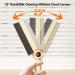 Multi-Function Rotating Crevice Cleaning Brush Hard Bristle Crevice Cleaning Brushes with Scraper 25 Degree Rotating Cleaning Brush for Toilet Bathroom Sink Window (2pcs White) - Buy Online on GoSupps.com