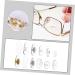 Healeeved Glasses Repair Set - Accessories Screws Rubber Nose Pads & Tips for Glasses - Easy Fix for All Glasses Types - Buy Online on GoSupps.com