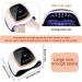 168W UV LED Nail Lamp 4 Timer Setting Professional Gel Dryer - Portable Handle Curing Lamp for Fingernail and Toenail - Auto Sensor, Fast Drying for Gel Polish - Buy Online on GoSupps.com