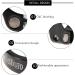 VGEBY1 Bike Seat Post Clamp - 34.9mm Quick Release Aluminum Alloy Tube Clip for 30.4/30.8/31.6mm Seat Post, Black - Buy Online on GoSupps.com