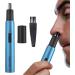 Nose Hair Trimmer Electric Nose Hair Clipper Ear and Nose Hair Trimmer Waterproof Facial Hair Trimmer Dual Edge Blades Eyebrow Trimmer for Women and Men - Buy Online on GoSupps.com