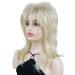 Wiginway Shaggy Layered Wig with Bangs  Shoulder Length Natural Straight Shags Wig  Soft Synthetic Hair  613 Blonde 613 Blonde