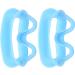 2-Pack Silicone Mouth Opener & Cheek Holder - Reusable Portable Dental Tools for Oral Inspection - Flexible & Retractable (Blue) | International Shipping - Buy Online on GoSupps.com