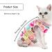 Rumyve Cat Recovery Kit after Surgery Kitten Onesie Pet Surgically Neutered Avoid Licking Surgical Abdominal Wounds Soft Breathable Family Pet Clothing Donuts - Buy Online on GoSupps.com
