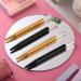 yixue 50 Count Microblading Pens Manual Eyebrow Pencils Microblading Supplies Aluminum Microblading Hand Tools for Cosmetics Easy Install B Black&gold - Buy Online on GoSupps.com