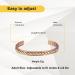 Shop Copper Magnetic Bracelet for Women - Arthritis Relief Adjustable Pure Copper Three-Color Gold Braid Jewelry - Buy Online on GoSupps.com