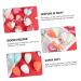 Housoutil 9 Boxes Heart-Shaped Makeup Sponges - No Crease Puff Applicator for Foundation & Skin Care | Hydrophilic Polyurethane | International Shipping Available - Buy Online on GoSupps.com
