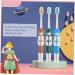 Angoily 8-Pack Children's Toothbrushes - Brightening Travel Toothbrush for Toddlers & Kids with Rubber Protection - Buy Online on GoSupps.com