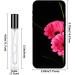 Buy Lil Ray 10ml Refillable Perfume Atomizer for Men & Women - Portable Glass Spray Bottle for Travel & Parties (6PCS) - Clear & Black - Buy Online on GoSupps.com
