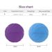 Jinyunmin 2-Pack Dog Frisbee Toys - 18cm Perfect for Training Throwing & Catching - Purple & Blue - Buy Online on GoSupps.com