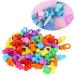 Miokycl 100pcs Acrylic Pacifiers - Birthday Party Decorations & Baby Baptism Soothing Mini Color Toys (Solid Color Mix) - Buy Online on GoSupps.com