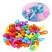 100 Acrylic Pacifiers - Baby Toys for Birthday Parties & Baptism - Soothing Mini Color Decorations - Buy Online on GoSupps.com