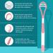 Tongue Brush Set - 5 Pack 2-in-1 Tongue Cleaner & Scraper for Fresh Breath | Silicone Tongue Brush for Adults & Kids - Buy Online on GoSupps.com