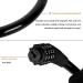 Sanwo Security Bike Lock - 4 Digit Resettable Combination Cable Lock for Bicycle - 2ft x 1/2in - Black - Buy Online on GoSupps.com
