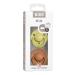 BIBS De Lux Baby Pacifier 2-Pack | Made in Denmark | BPA Free | Natural Rubber Latex | Size 1 (0-6 Months) | Meadow/Earth Color - Buy Online on GoSupps.com