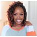ZRQ Short 8 Packs Pre-twisted Bob Passion Twist Crochet Hair with Curly Ends 12 Inch Pre looped Ombre Copper Red Passion Twists Hair 12 Roots/Pack Synthetic Crochet Braids Hair for Women T350# 12 Inch (Pack of 8) T350#