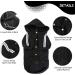 NAMSAN Dog Sweater - Warm Winter Hoodie for Large Dogs | Button Design | 3XL Black Dog Clothes - Buy Online on GoSupps.com
