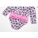 BONVERANO Baby Girls Long Sleeve Swimsuit | UPF 50+ Sun Protection | 18-24 Months | Pink Leopard Print - Buy Online on GoSupps.com